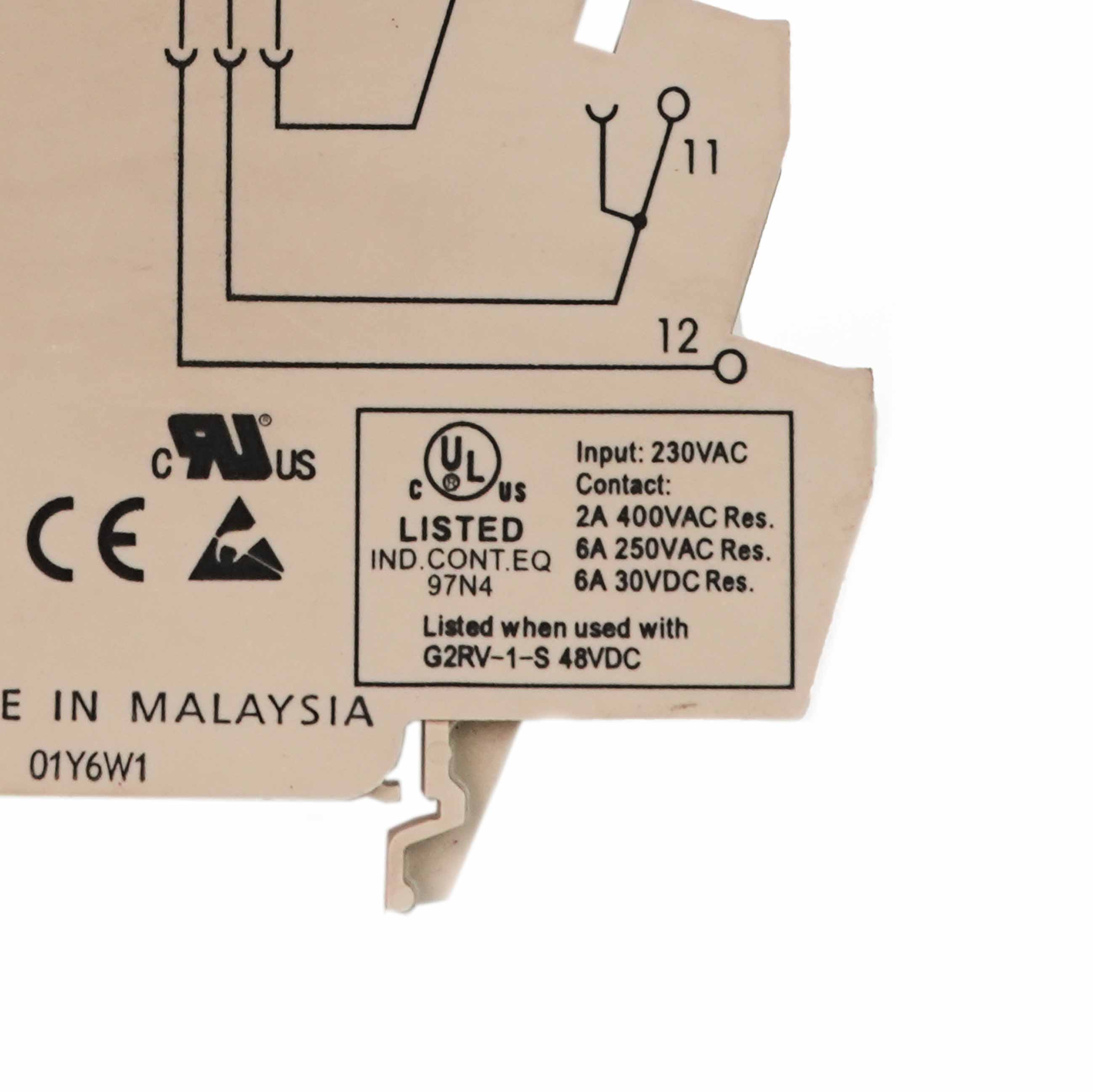 رله باریک صنعتی امرون مدل G2RV-SL700