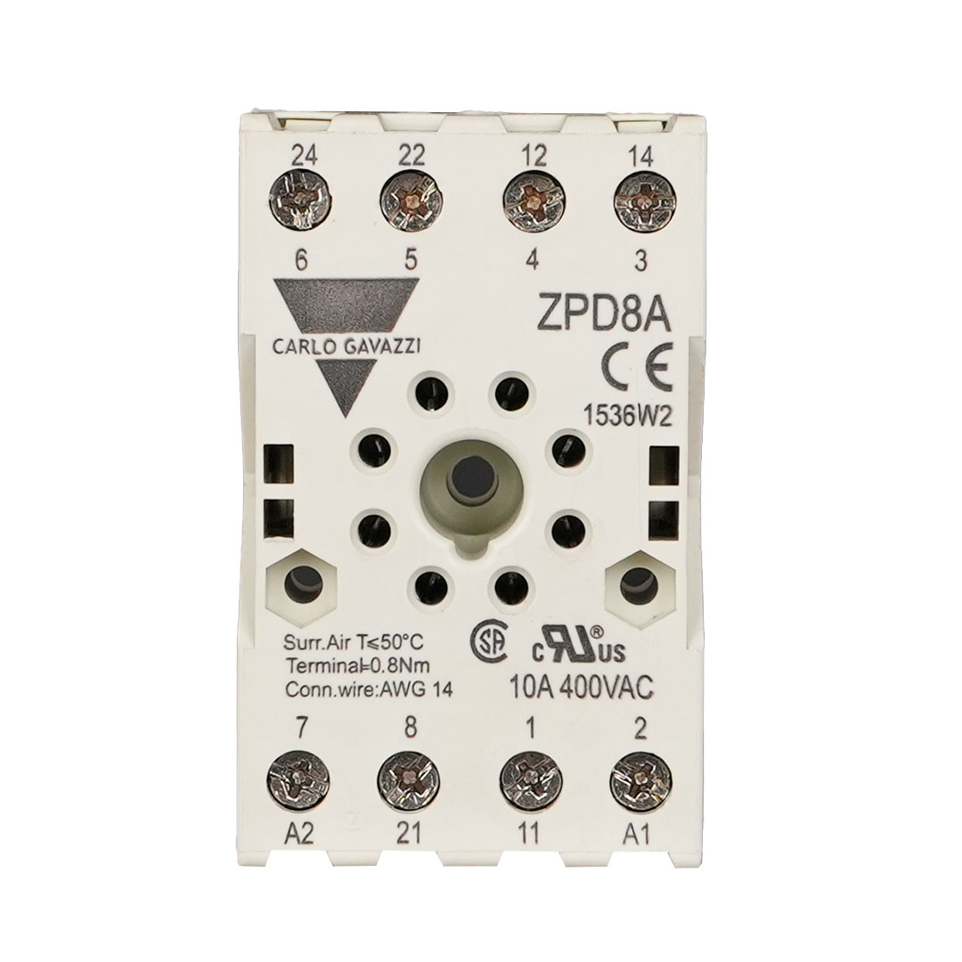 سوکت رله صنعتی کارلو گاواتزی مدل ZPD (والد)