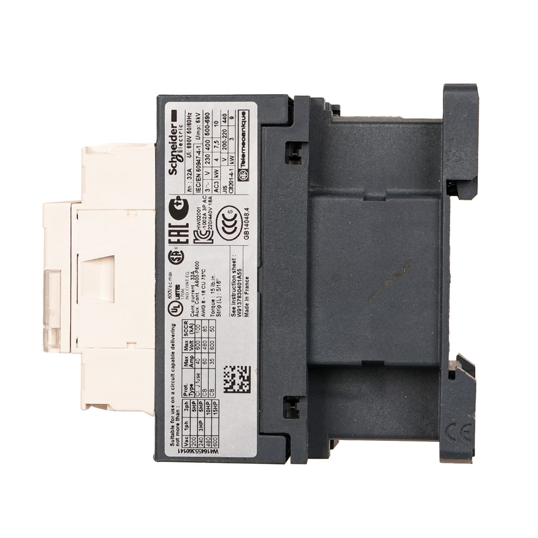 نمای دیگر کنتاکتور قدرت اشنایدر الکتریک مدل LC1D18M7